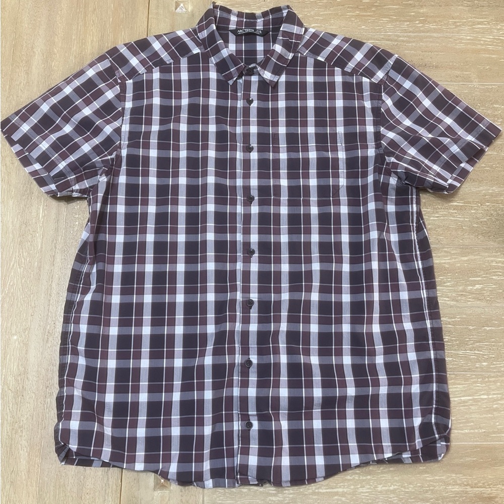 ARC’TERYX Brohm Plaid SS Shirt Mens XL